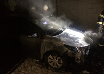 В Николаеве горела Toyota Camry