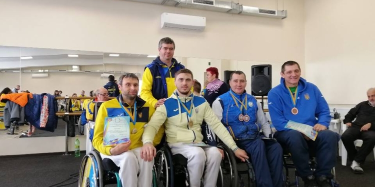 Николаевские спортсмены собрали урожай наград на Кубке Украины по фехтованию на колясках