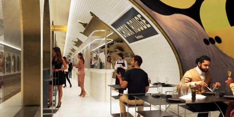 Заброшенная станция метро «Круа-Руж» в 6-м округе Парижа превратится в модный коктейль-бар