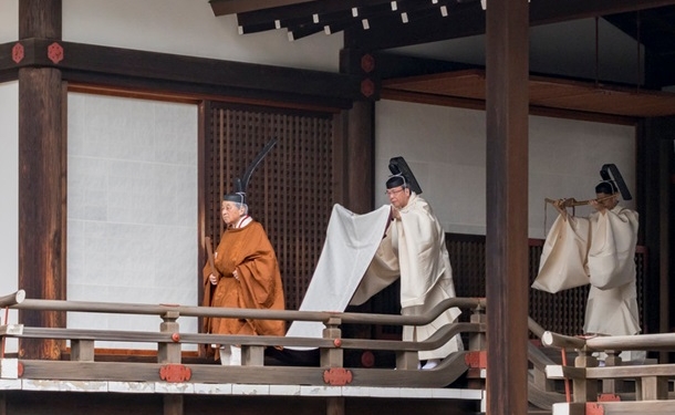 В Японии начался ритуал отречения императора от престола