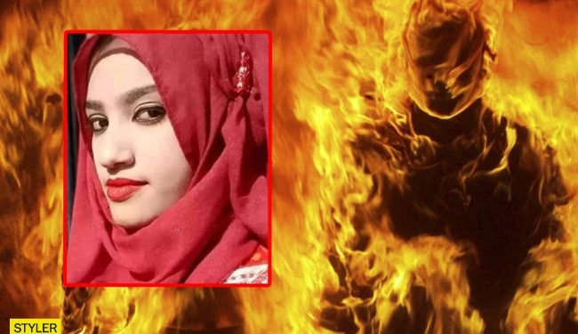 В Бангладеш сожгли школьницу, заявившую в полицию на своего директора за домогательства