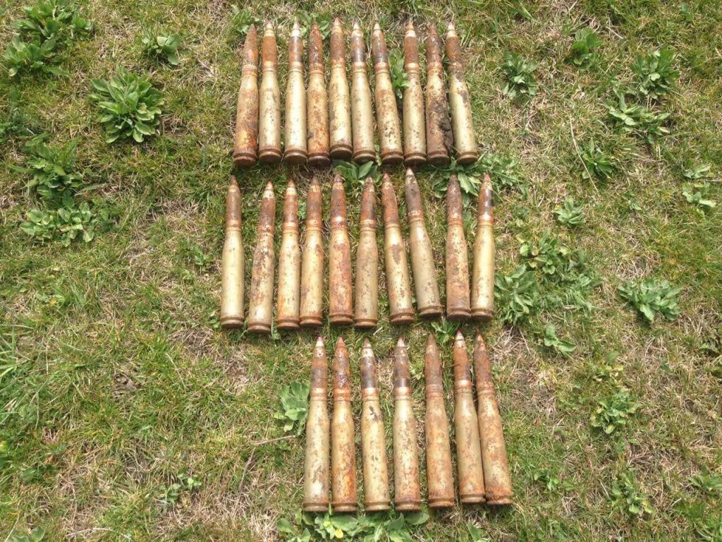 В Николаевской области пиротехники ГСЧС обезвредили 28 артснарядов и гранату 1