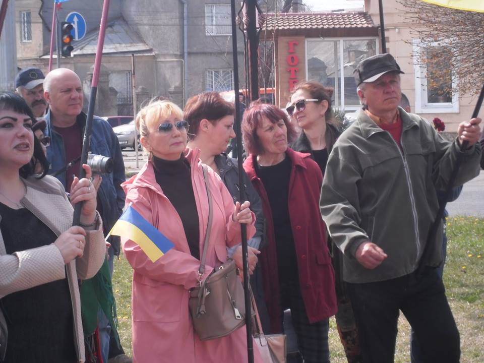 Жители Николаева отметили 5-ю годовщину разгона лагеря "антимайдана" 7