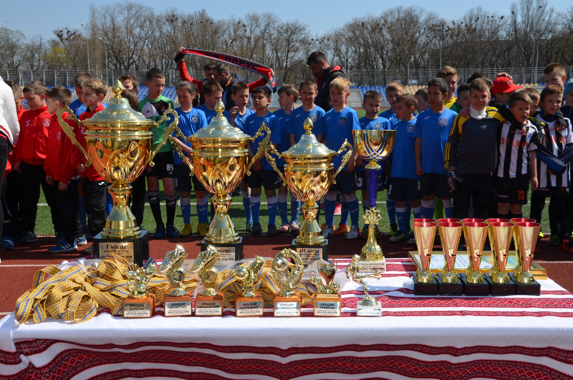 В Николаеве завершился первый международный детский турнир по футболу Gold Cup Zeus