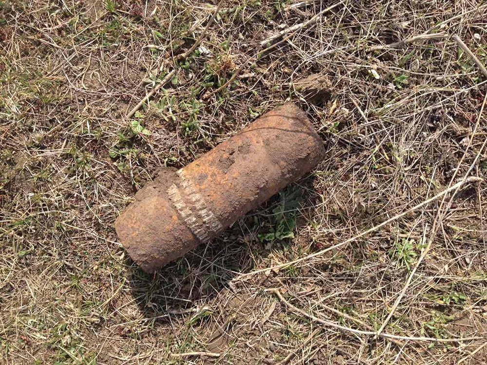 На Николаевщине пиротехники ГСЧС обезвредили противотанковую мину и артиллерийский снаряд 3