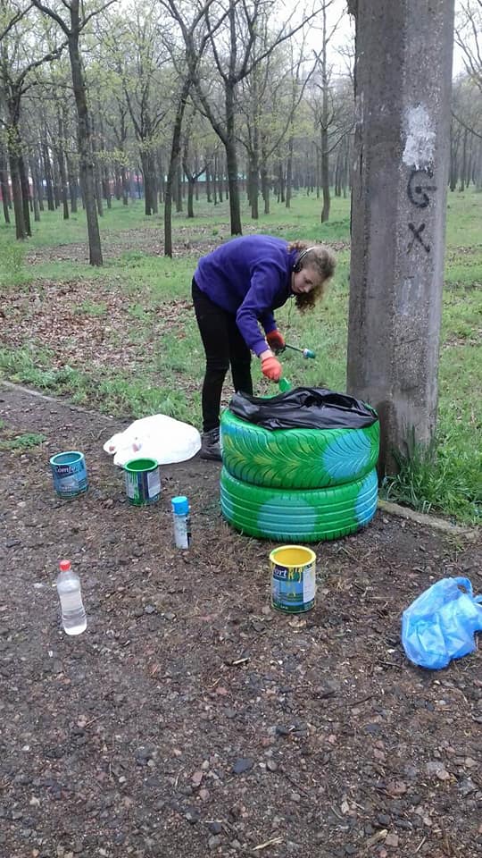 Николаевцы навели чистоту в парке «Дубки» 11