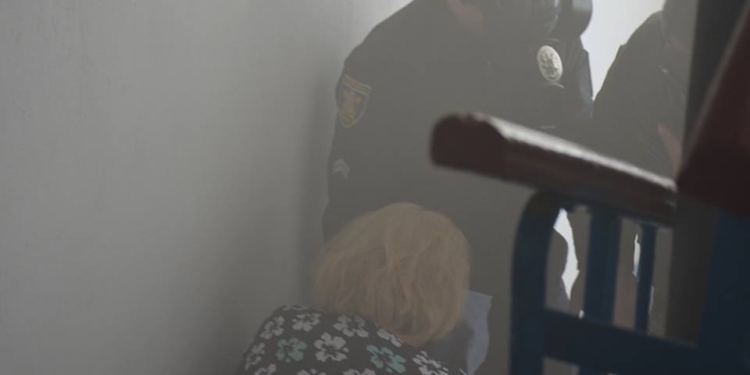 В Николаеве возник пожар в захламленной квартире