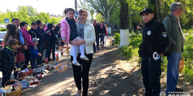 Пасхальная ночь на Николаевщине прошла без нарушений общественного порядка