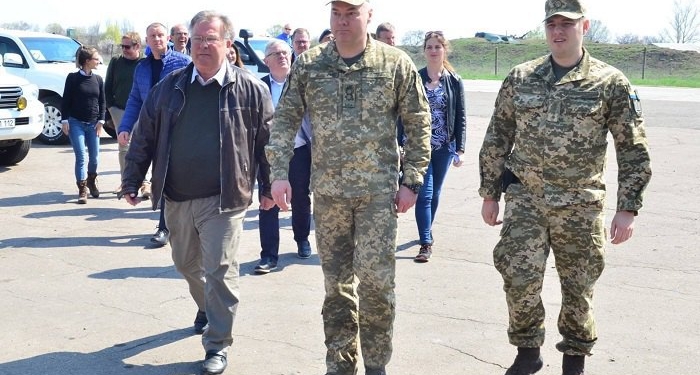 Министр обороны Дании посетил Краматорск