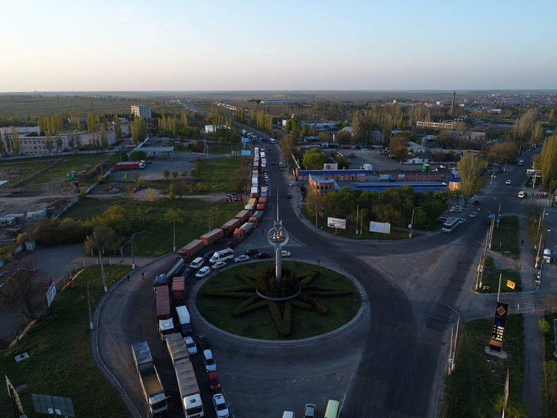 ОБНОВЛЕНО. В Николаеве на автозаправке произошла утечка газа. Электричество в Соляных временно отключат 9