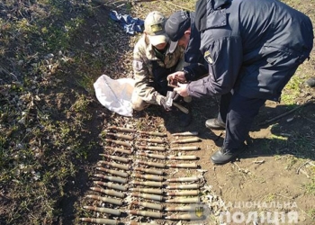 Житель Николаевщины нашел у железной дороги мешок с боеприпасами