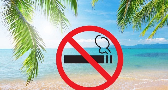 На пляжах Коблево собираются ввести запрет на курение