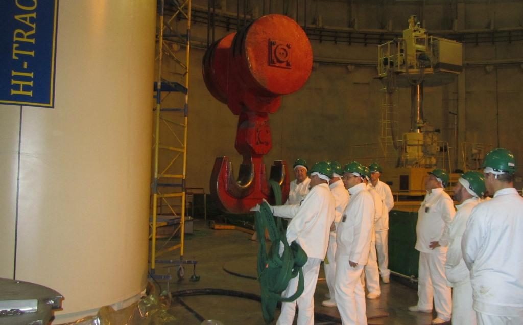 На Южно-Украинской АЭС провели испытания перегрузочного контейнера Нolteс 1