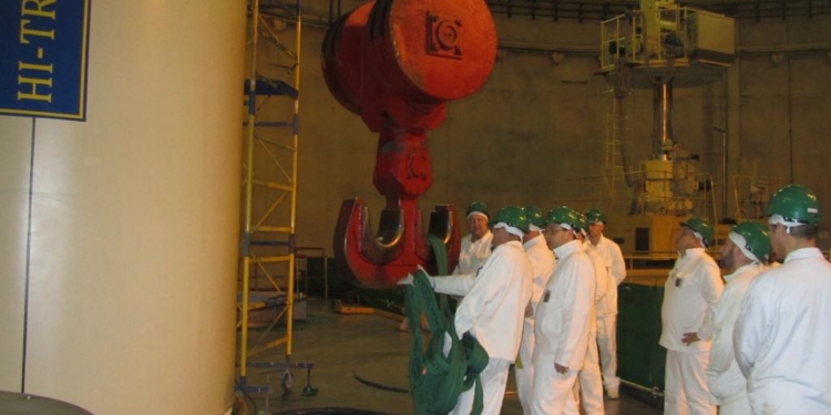 На Южно-Украинской АЭС провели испытания перегрузочного контейнера Нolteс