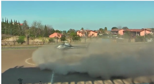 В Италии футболиста похитили на вертолете посреди матча