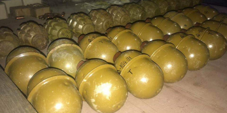 Задержанный в Одессе прокурор вывел на тайник с оружием и боеприпасами