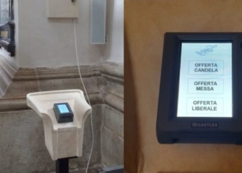 В трех церквях итальянского города Кьоджа установили POS-терминалы – для пожертвований