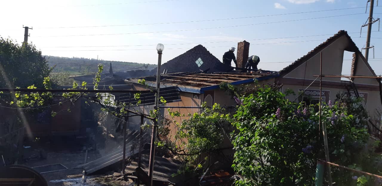 На Николаевщине на пожаре спасен маленький ребенок и его мать