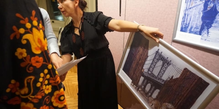 В Нью-Йорке состоялась выставка картин политзаключенного Романа Сущенко (ФОТО, ВИДЕО)