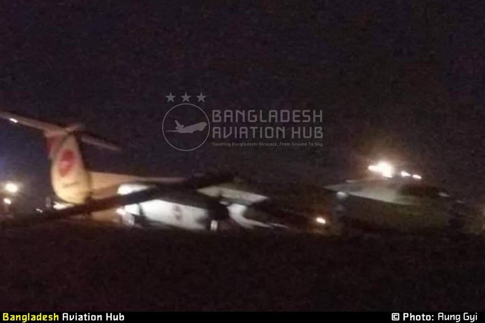 Пассажирский лайнер бангладешской авиакомпании Biman Airlines потерпел крушение в аэропорту города Янгон (ФОТО) 3