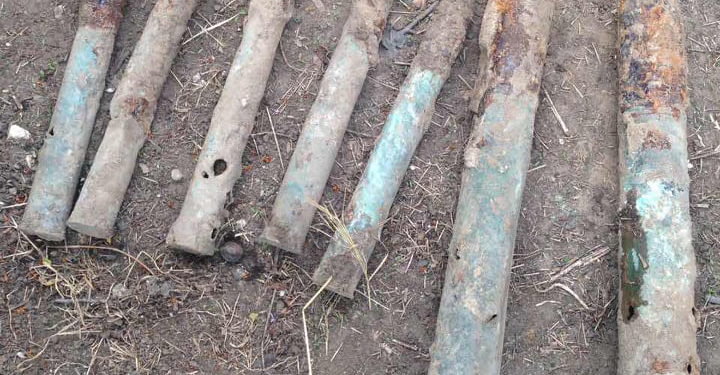 В Варваровке на участке у частного дома нашли артснаряды (ФОТО)