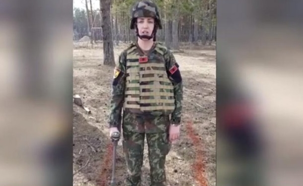 В Латвии погибла офицер вооруженных сил Албании