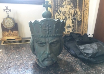 В Канаде нашли голову памятника Владимиру Великому