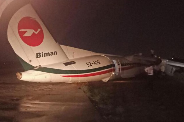 Пассажирский лайнер бангладешской авиакомпании Biman Airlines потерпел крушение в аэропорту города Янгон (ФОТО) 5