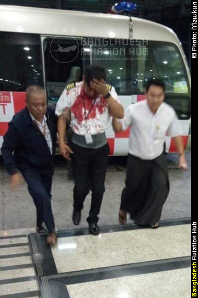 Пассажирский лайнер бангладешской авиакомпании Biman Airlines потерпел крушение в аэропорту города Янгон (ФОТО) 9