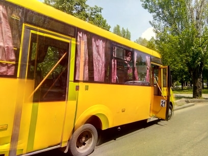 В Николаеве Honda не поделила дорогу с маршруткой