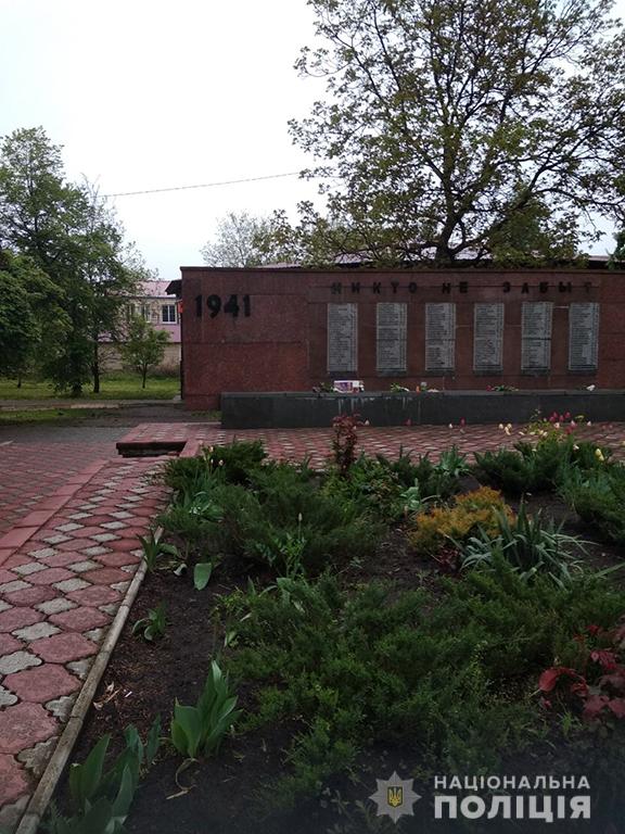 На Николаевщине мужчина похитил с мемориала бронзовые цифры, чтобы продать по 500 гривен каждую (ФОТО) 1