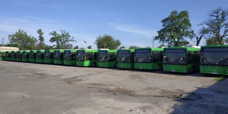 «Лизинговые» автобусы приехали в Николаев