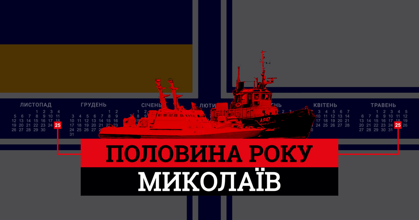 «Полгода в плену»: николаевцев призывают напомнить о военных моряках, захваченных Россией