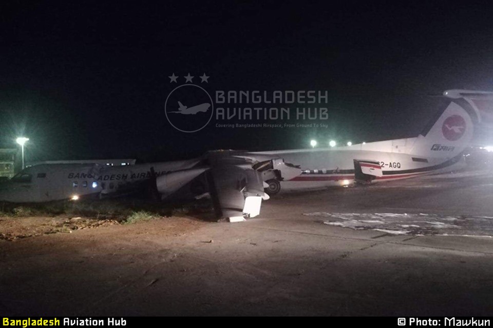 Пассажирский лайнер бангладешской авиакомпании Biman Airlines потерпел крушение в аэропорту города Янгон (ФОТО) 13