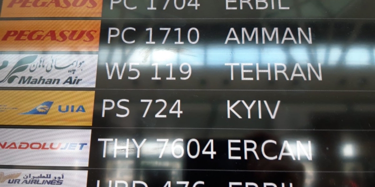 Два аэропорта Турции сменили написание Kiev на Kyiv