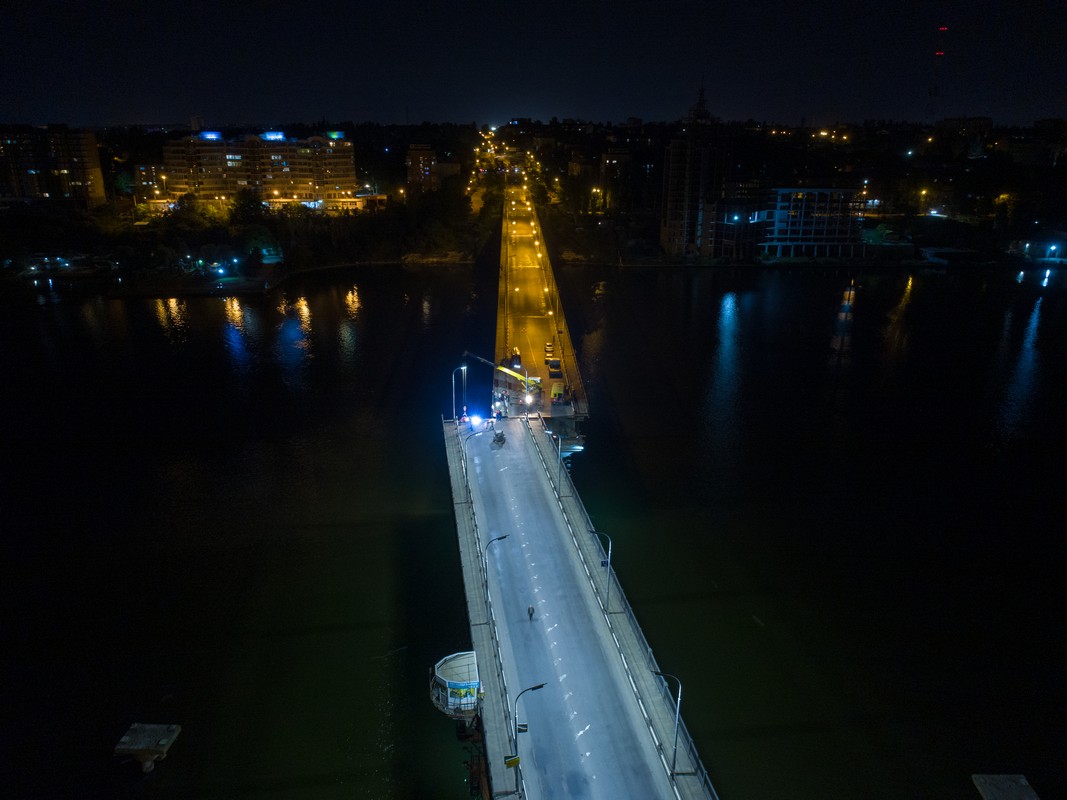 Ремонт Варваровского моста с высоты птичьего полета (ФОТО) 33