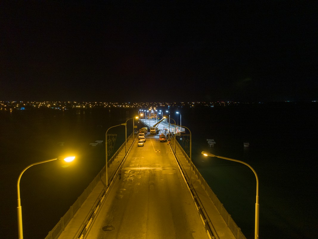 Ремонт Варваровского моста с высоты птичьего полета (ФОТО) 41