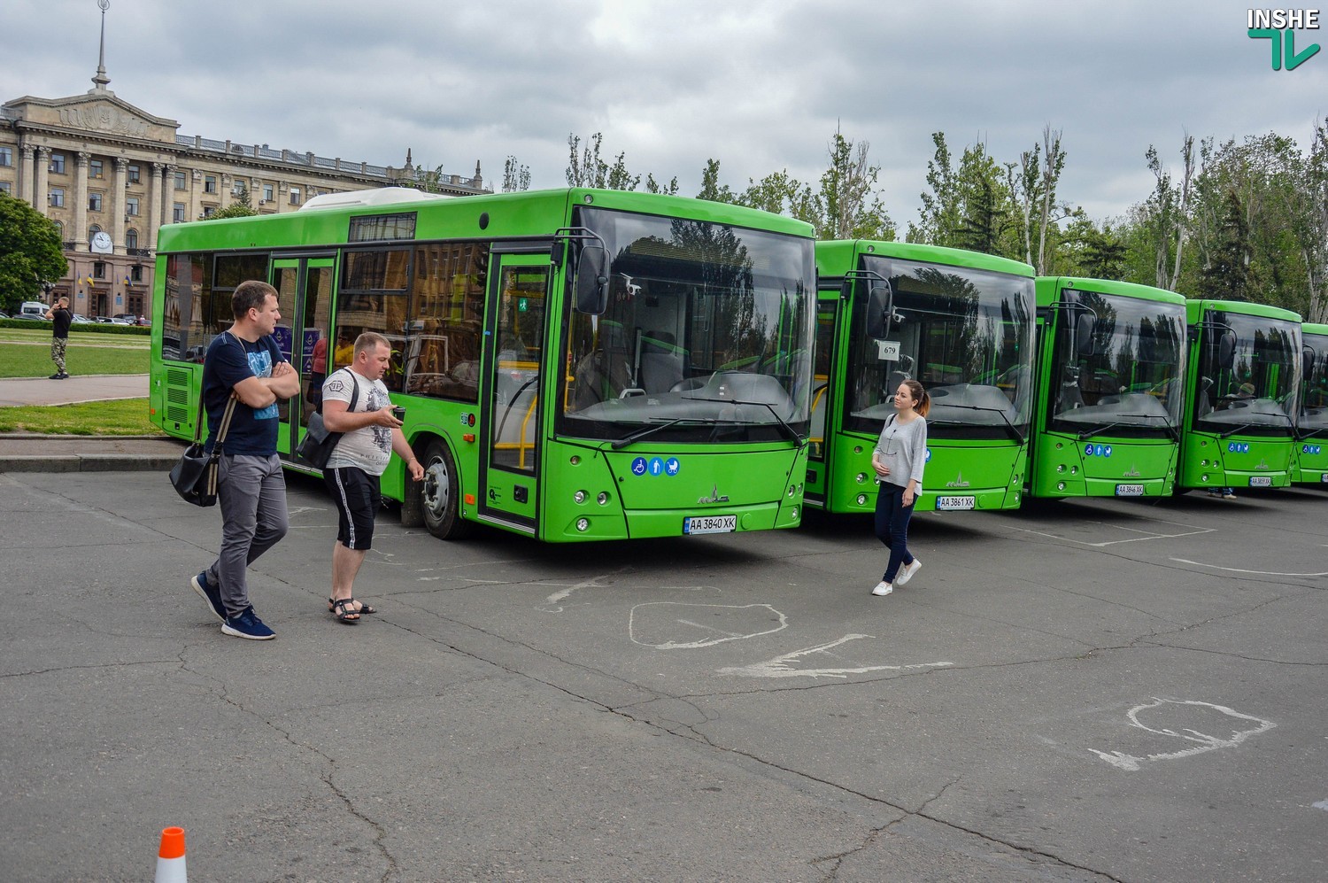 Николаевцам презентовали белорусские автобусы. На маршруты они выйдут через  2-3 недели (ФОТО, ВИДЕО) | Inshe.tv