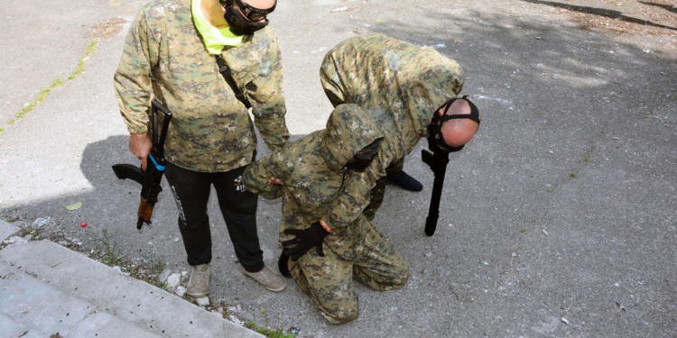 Заложник в ювелирном магазине и ограбление банка. Николаевские полицейские провели учения (ФОТО)