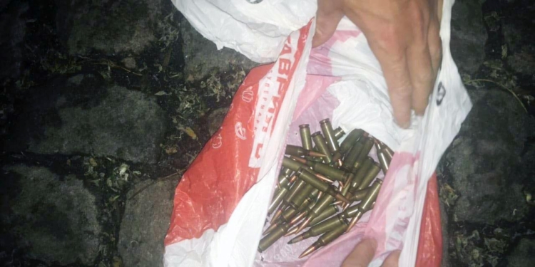 120 патронов и наркотики: в Центральном районе Николаева полиция охраны ночью задержала подозрительного парня (ФОТО)