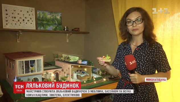 Мастерица из Николаевской области создала уникальный кукольный домик (ВИДЕО) 1