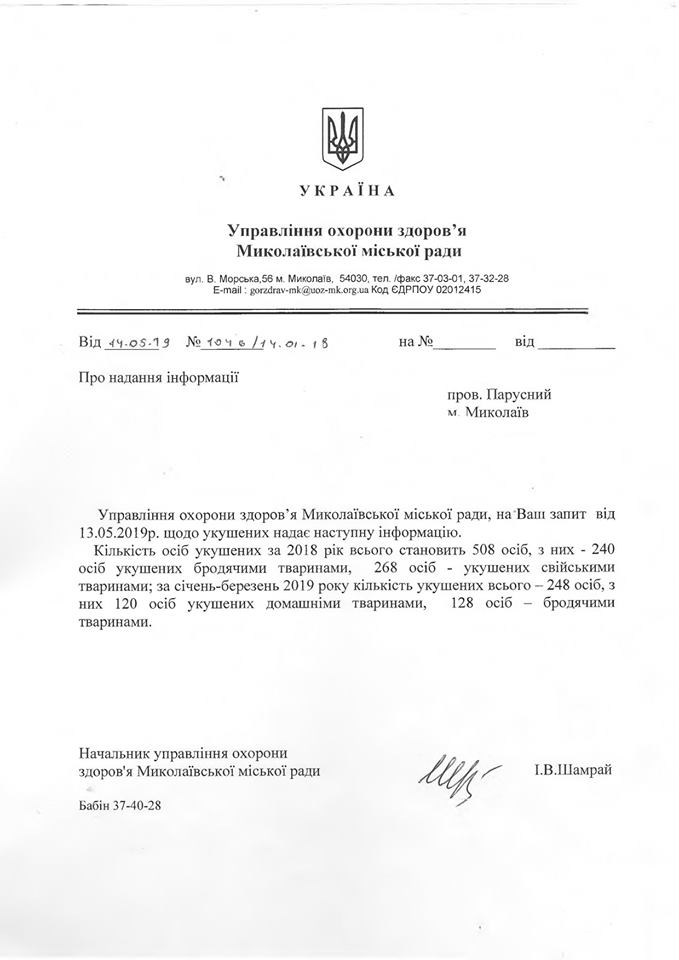 Всего за 3 месяцев в Николаеве бродячие собаки покусали 128 человек (ДОКУМЕНТ) 2