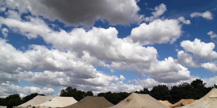 Последние приготовления к «Си Бриз-2019»: командующий ВМС проинспектировал полевой лагерь участников, а в Одессу прибыли самолеты стран НАТО (ФОТО)