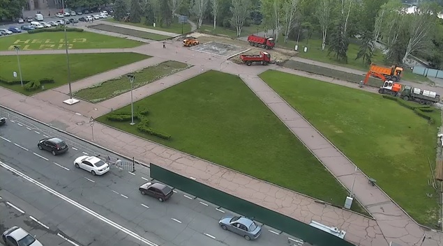 За реконструкцией Соборной площади в Николаеве теперь можно следить в режиме онлайн (ТРАНСЛЯЦИЯ) 1