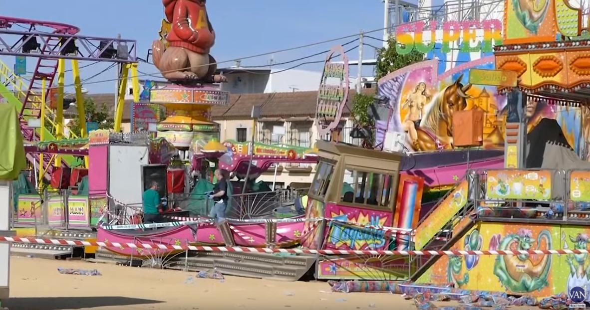 В Испании три десятка человек пострадали из-за поломки аттракциона (ВИДЕО)