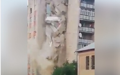 В Молдове обрушился девятиэтажный дом (ВИДЕО) 1