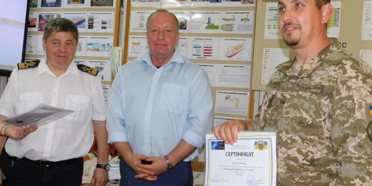 В Николаеве 22 бывших военнослужащих после курсов переподготовки по программе НАТО могут найти работу в сфере морских и речных перевозок (ФОТО)