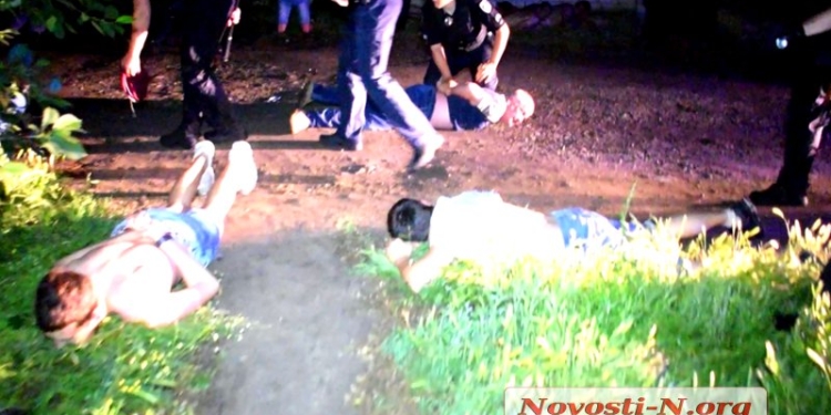 Под Николаевом произошла массовая драка местных жителей с таксистами (ФОТО, ВИДЕО)