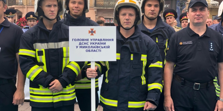 Спасатели Николаевщины – призеры Всеукраинских соревнованиий «Самый сильный пожарный-спасатель. Кубок Львова 2019» (ФОТО)