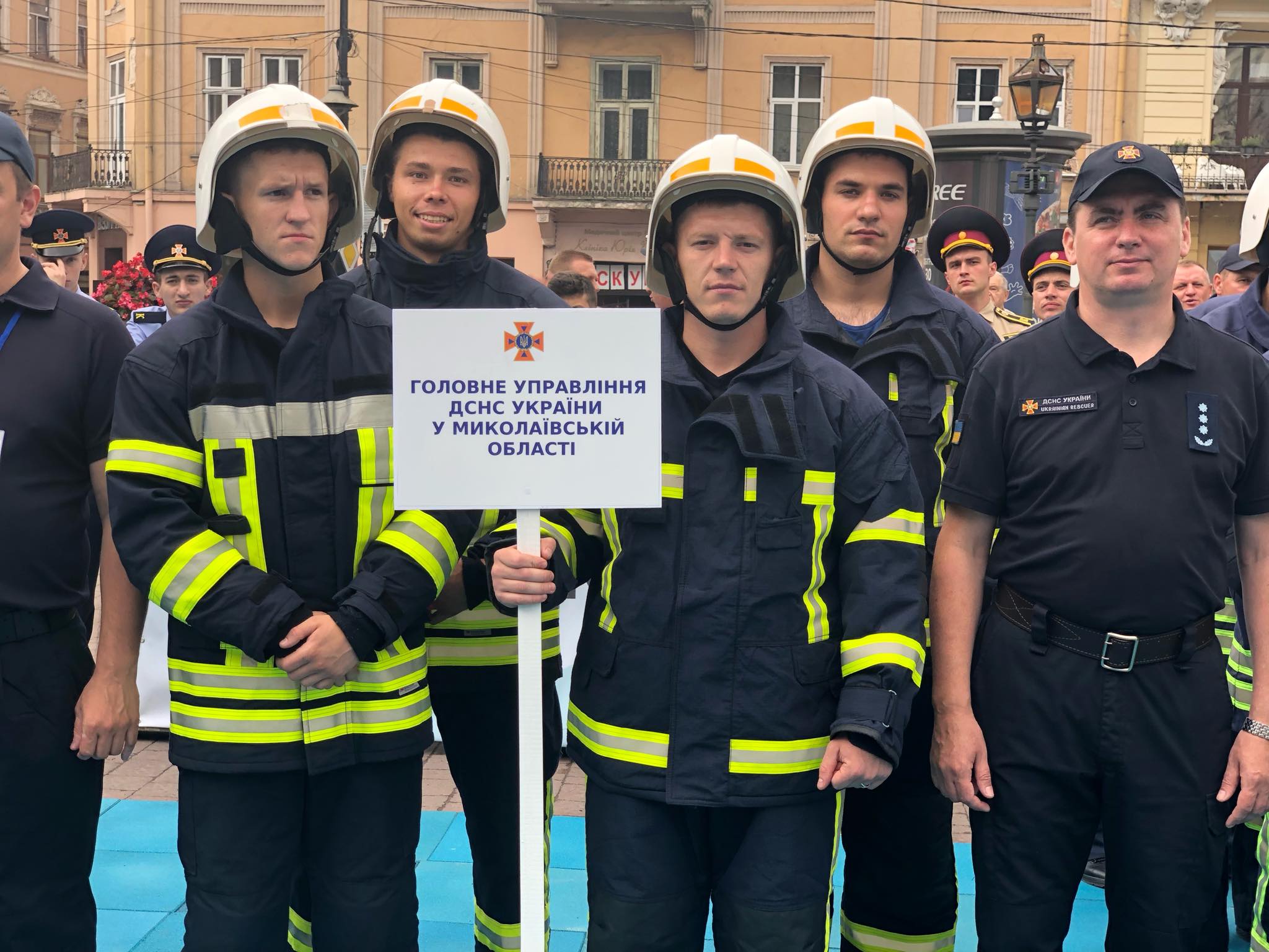 Спасатели Николаевщины – призеры Всеукраинских соревнованиий «Самый сильный пожарный-спасатель. Кубок Львова 2019» (ФОТО)